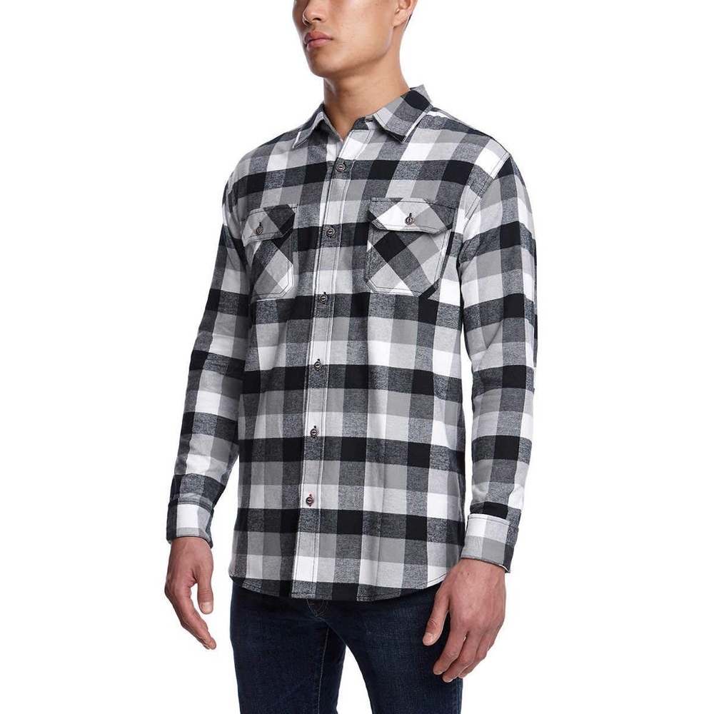 Weatherproof Vintage Plaid Flannel Shirt Men’s XL